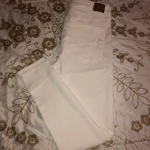 American Eagle White Jeggings